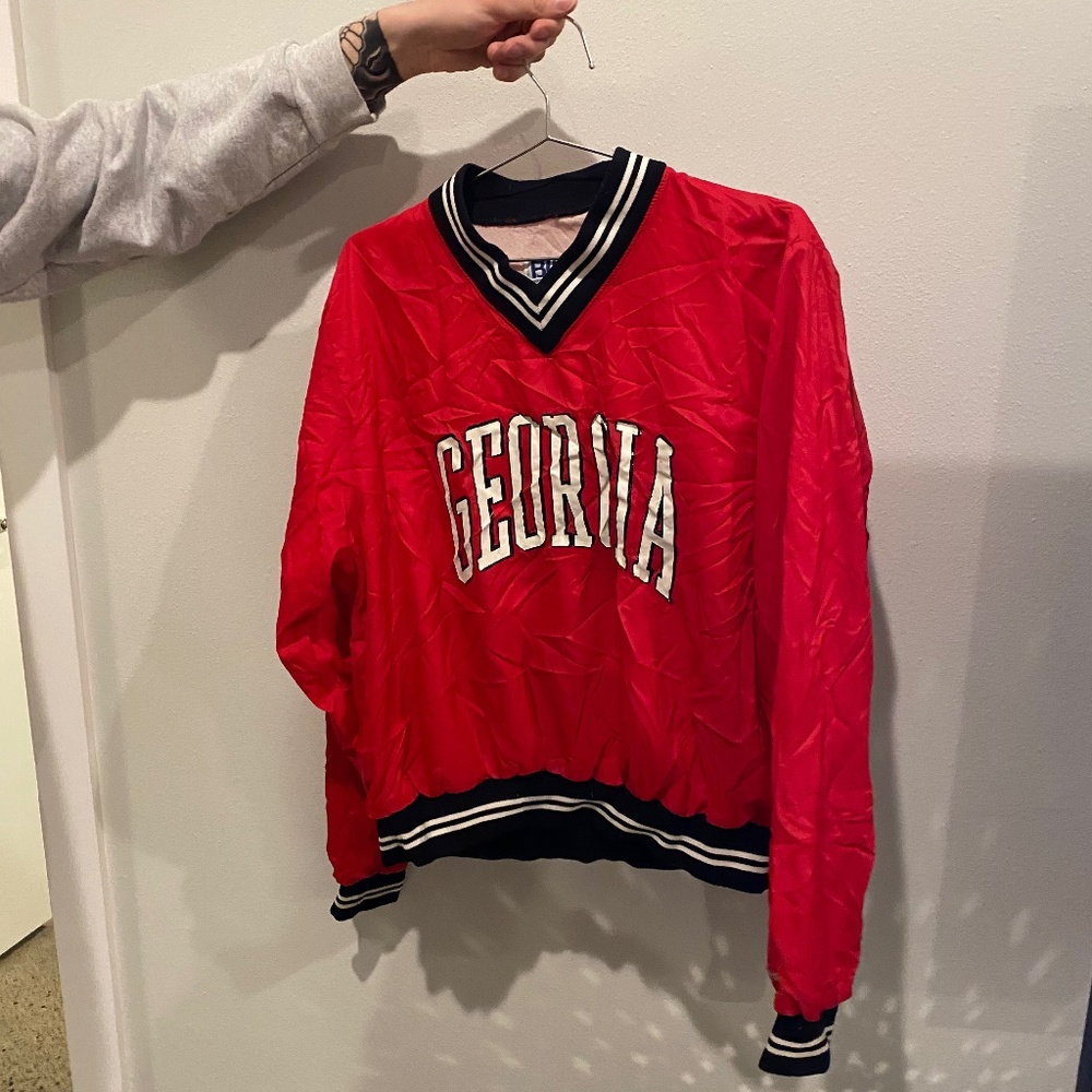 Vintage Georgia Pullover - Letters peeling some - BIKE brand - size large